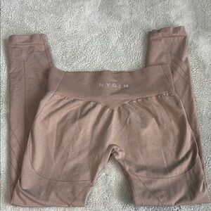 NVGTN Beige Leggings sz: medium